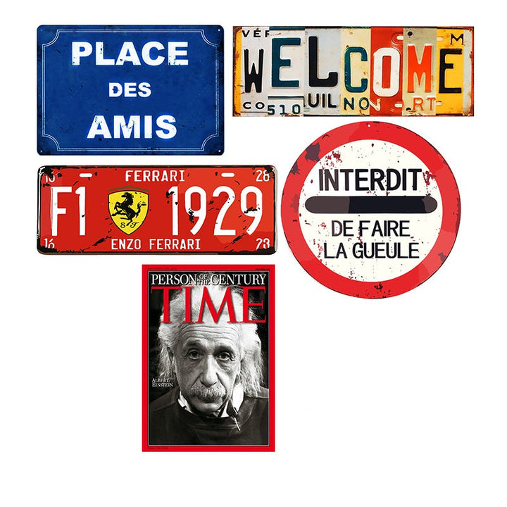 Pack Salon de Thé 1 de 5 plaques au prix de 4