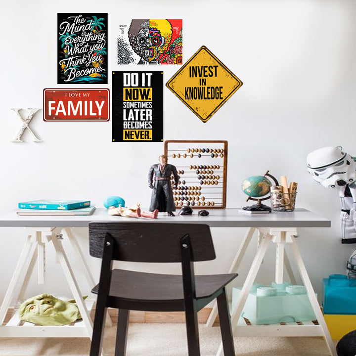 Pack Salon de Thé 4 de 5 plaques au prix de 4