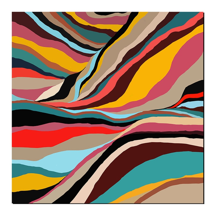 tableau décoratif - Vector - 100 x 100 cm - bâche enduis