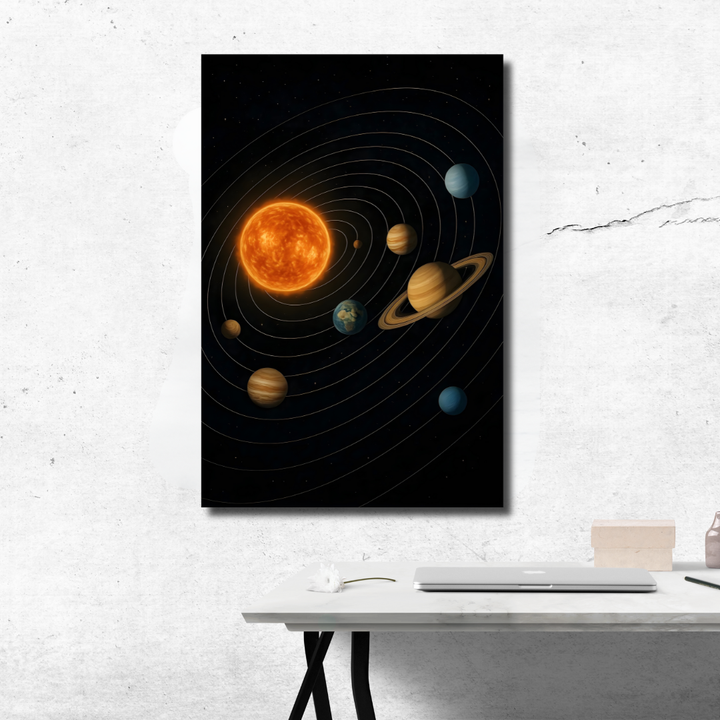 Tableau décoratif – Orbite Éternelle – 60 x 50 cm