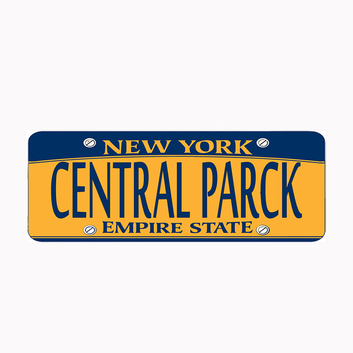 Plaque Central Parck 42 x 15 cm