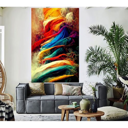 tableau décoratif – Verticale Tornade - 75 x 120 cm - bâche enduis