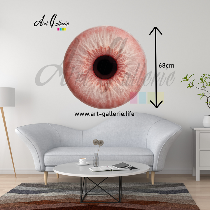 Reflet de Rosée – L’Âme Éthérée " Pink 1 " 68 centimètres de diamètre