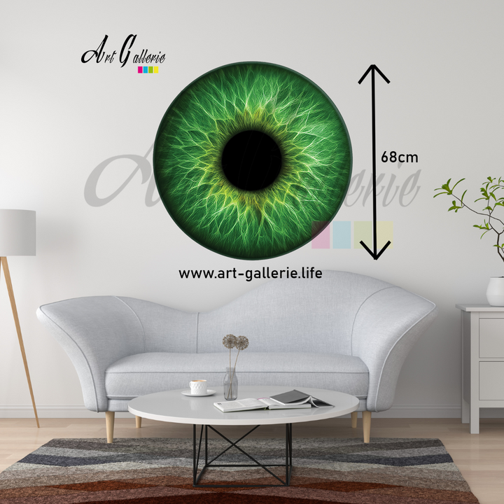 Émeraude Intérieure – L’Âme Végétale " Green 1 " 68 centimètres de diamètre