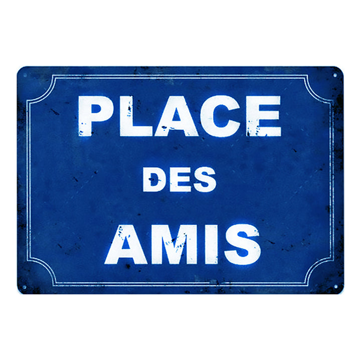 PlaquePlace des Amis - 21 x 30 cm