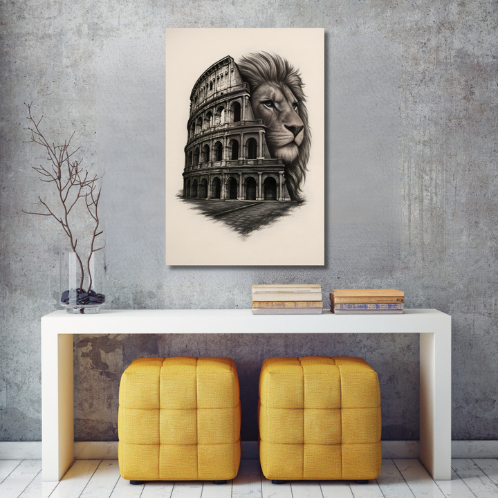 Tableau décoratif – Empire Sauvage – 60 x 50 cm