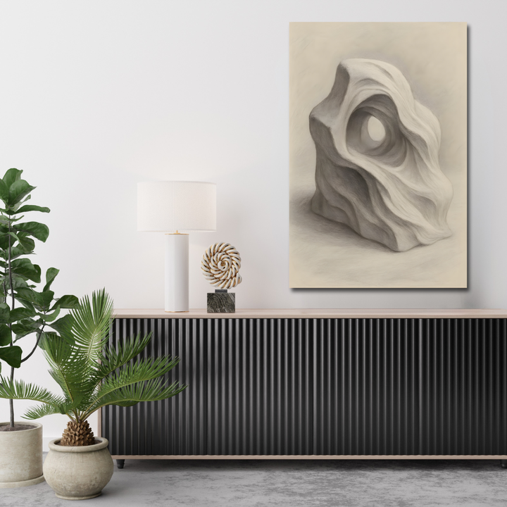 Tableau décoratif – Souffle Minéral – 60 x 50 cm