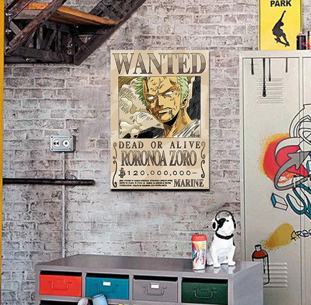 tableau décoratif  - Roronoa 42-30 cm vinyle mat