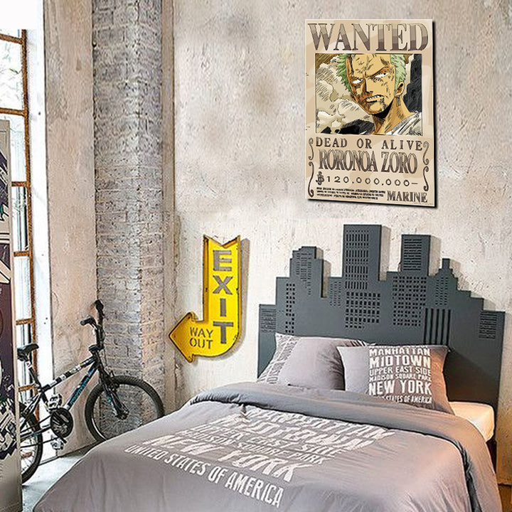 tableau décoratif  - Roronoa 42-30 cm vinyle mat