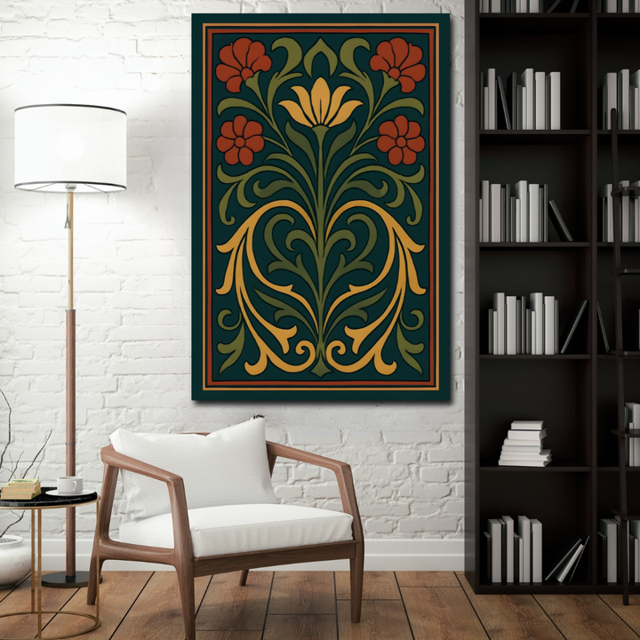 Tableau décoratif – Fleur d'Équilibre – 120 x 80 cm