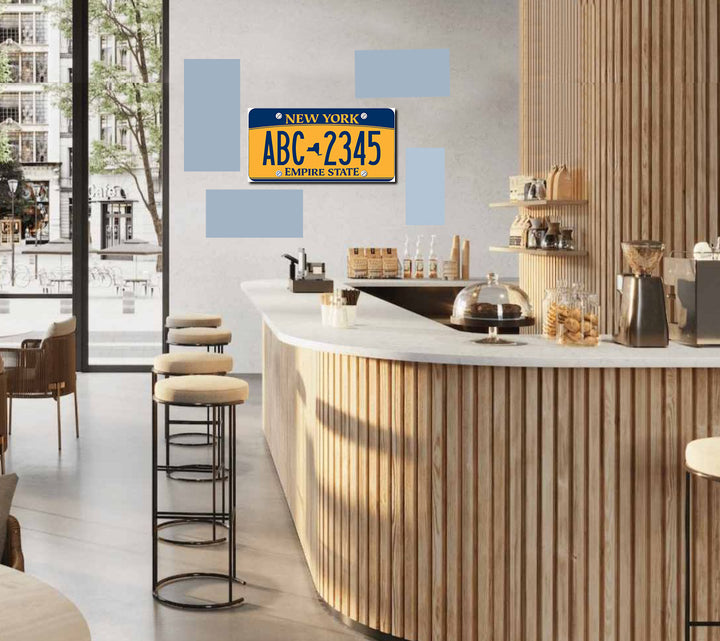 Tableau décoration - plaque ABC 40 x 15 cm vinyle mat