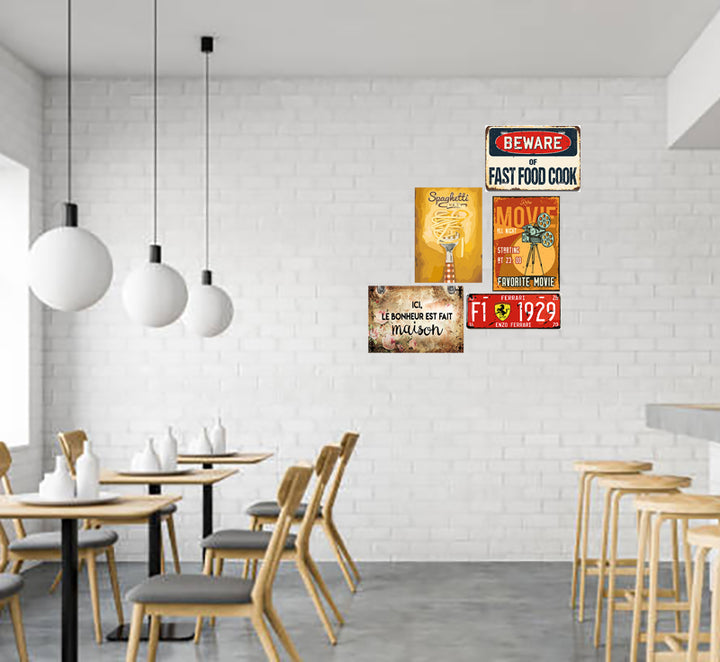 Pack RESTO 3 de 5 plaques  au prix de 4