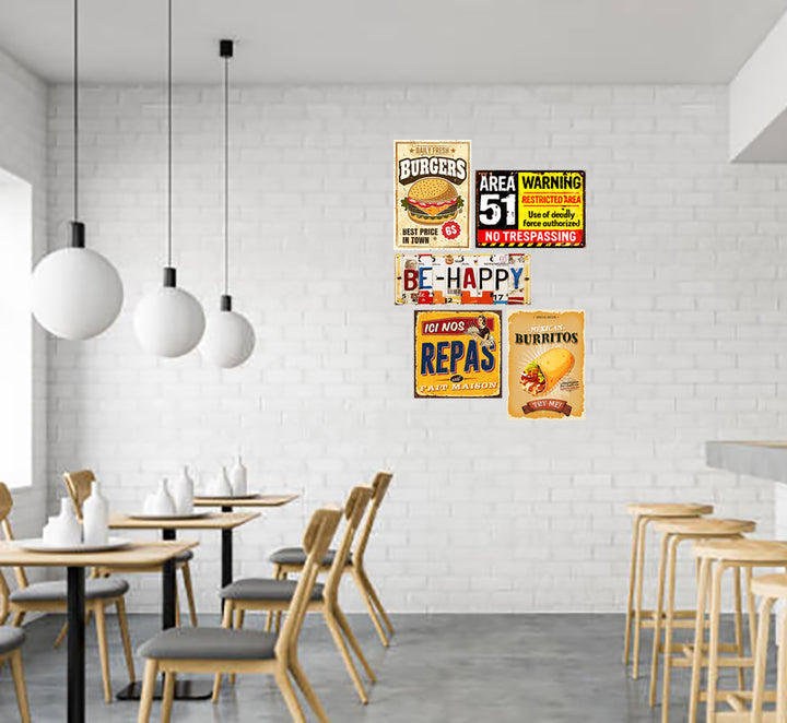 Pack RESTO 4 de 5 plaques au prix de 4