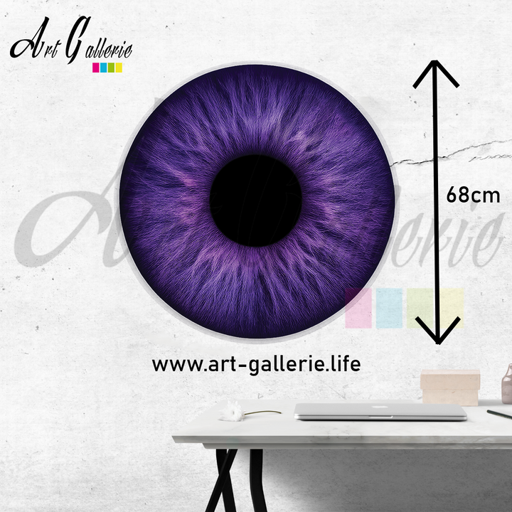 Mystique Améthyste – L’Âme Astrale " violet 1 " 68 centimètres de diamètre