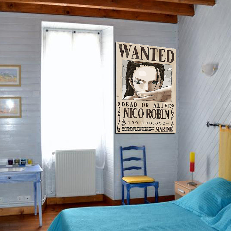 Tableau décoratif - Robin 42-30 cm vinyle mat