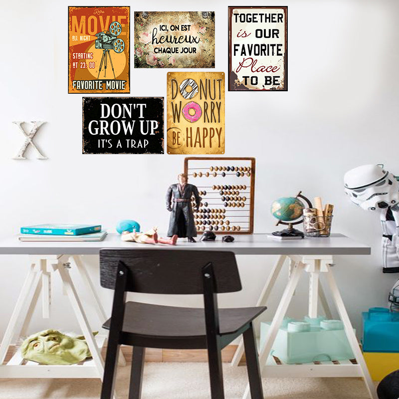 Pack Salon de Thé 5  de 5 plaques au prix de 4