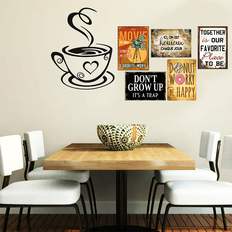 Pack Salon de Thé 5  de 5 plaques au prix de 4