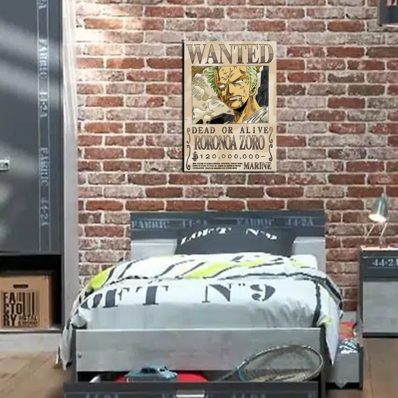 tableau décoratif  - Roronoa 42-30 cm vinyle mat