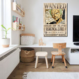 tableau décoratif  - Roronoa 42-30 cm vinyle mat