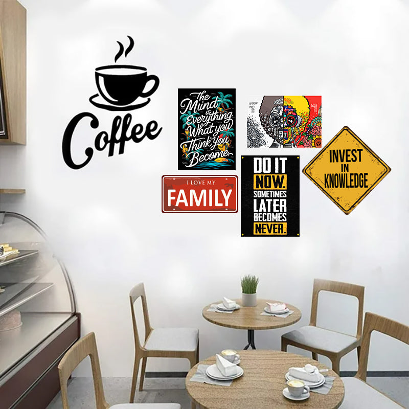 Pack Salon de Thé 4 de 5 plaques au prix de 4