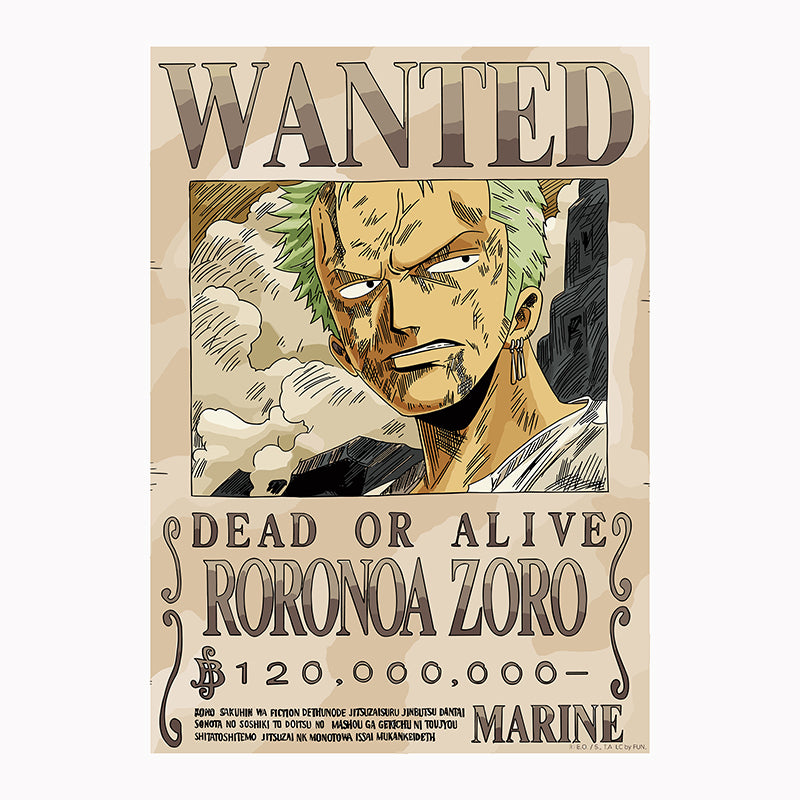 tableau décoratif  - Roronoa 42-30 cm vinyle mat