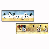 Tableau Décoratif - Djerba 2pces - 2 x 30 x 100 cm