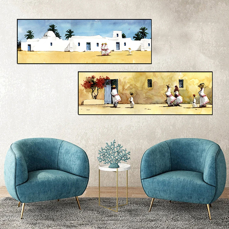 Tableau Décoratif - Djerba 2pces - 2 x 30 x 100 cm