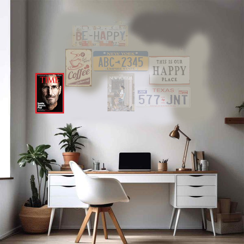 Plaque stev job's - 21 x 30 cm - mdf