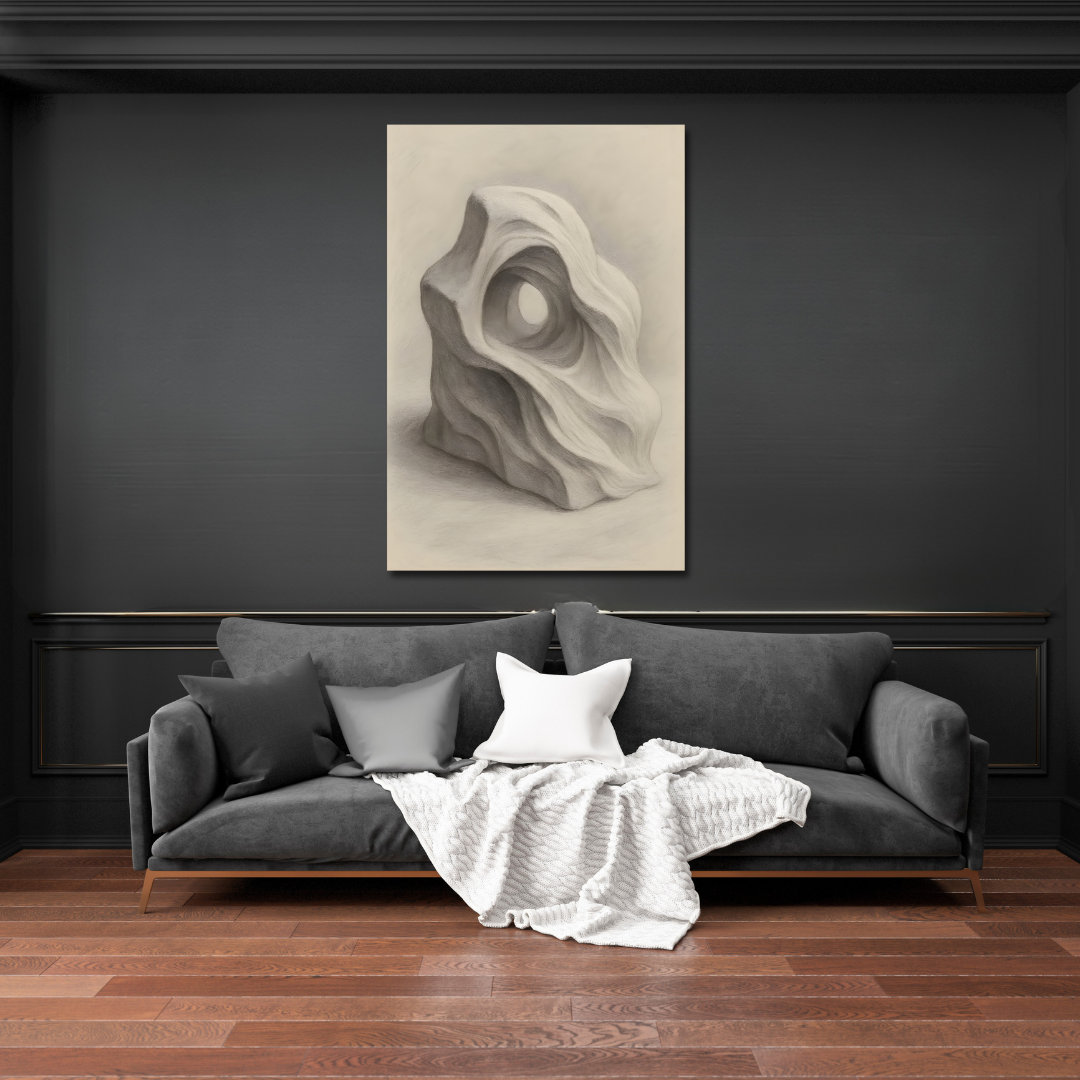 Tableau décoratif – Souffle Minéral – 60 x 50 cm