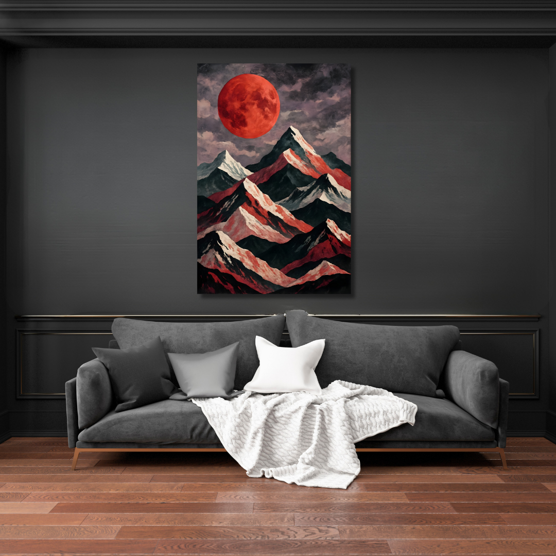 Tableau décoratif – Lune de Cendres – 120 x 80 cm