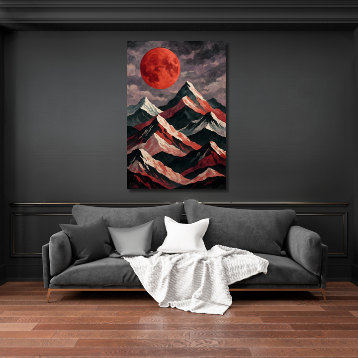Tableau décoratif – Lune de Cendres – 120 x 80 cm