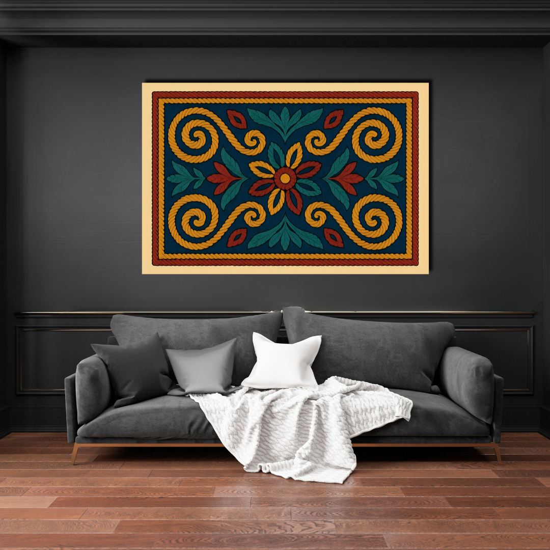 Tableau décoratif – Symphonie Florale – 120 x 80 cm