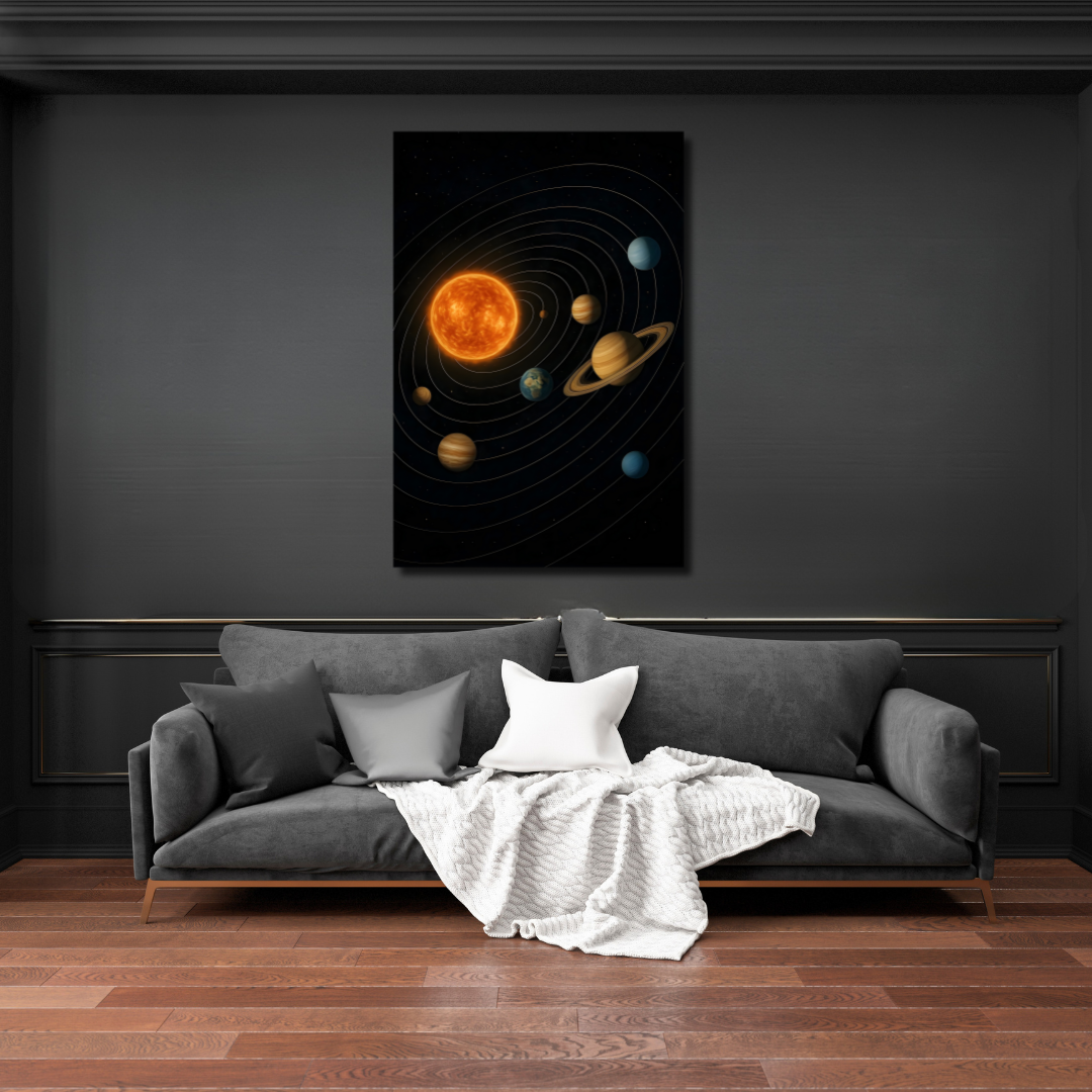 Tableau décoratif – Orbite Éternelle – 60 x 50 cm