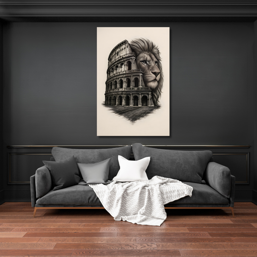 Tableau décoratif – Empire Sauvage – 60 x 50 cm