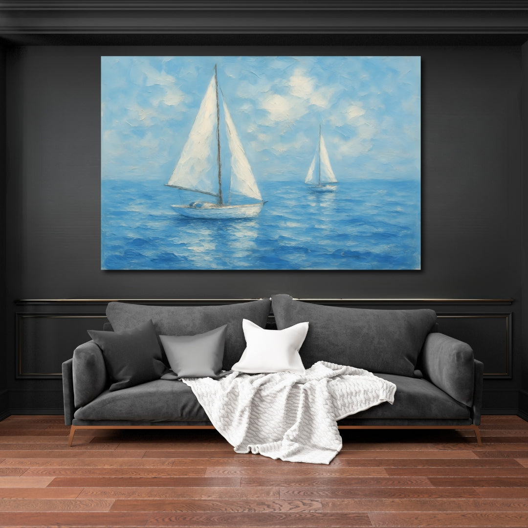 Tableau décoratif – Voiles en Silence - 120 x 80 cm