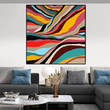 tableau décoratif - Vector - 100 x 100 cm - vinyle sur mdf