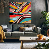tableau décoratif - Vector - 100 x 100 cm - vinyle sur mdf