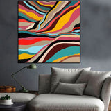 tableau décoratif - Vector - 100 x 100 cm - vinyle sur mdf