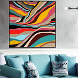 tableau décoratif - Vector - 100 x 100 cm - vinyle sur mdf