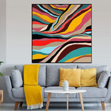 tableau décoratif - Vector - 100 x 100 cm - vinyle sur mdf