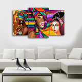 Tableau décoratif mdf - Africano 3pces - 30/50 40/60 30/50 cm