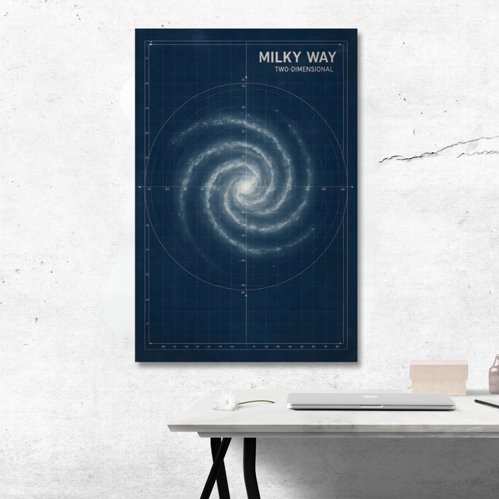 Tableau décoratif – Cartographie Stellaire – 60 x 50 cm