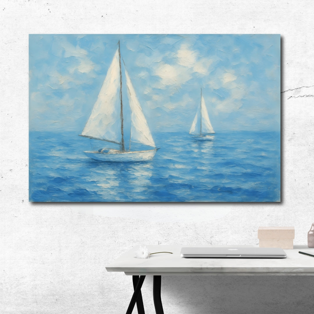 Tableau décoratif – Voiles en Silence - 120 x 80 cm