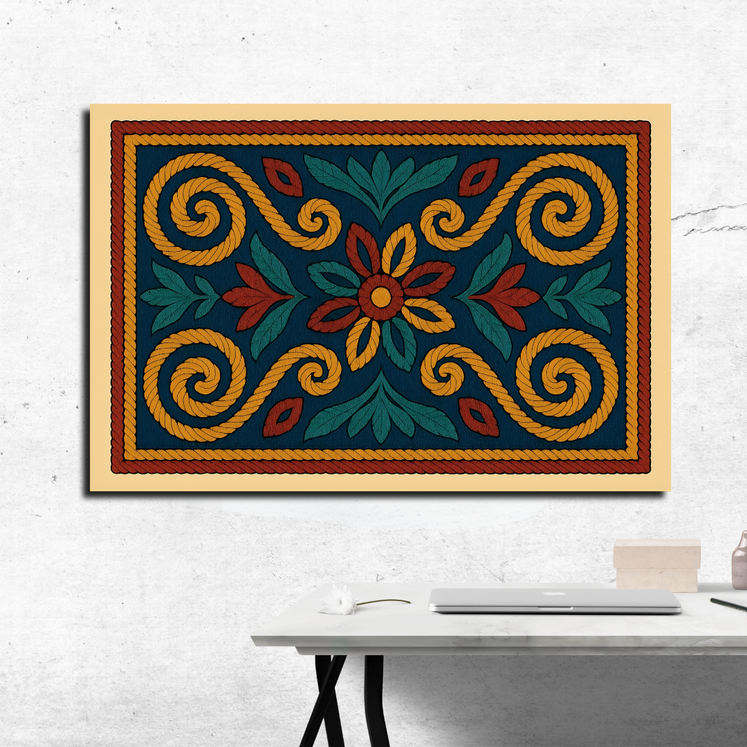 Tableau décoratif – Symphonie Florale – 120 x 80 cm