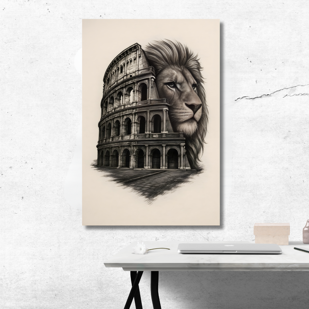 Tableau décoratif – Empire Sauvage – 60 x 50 cm