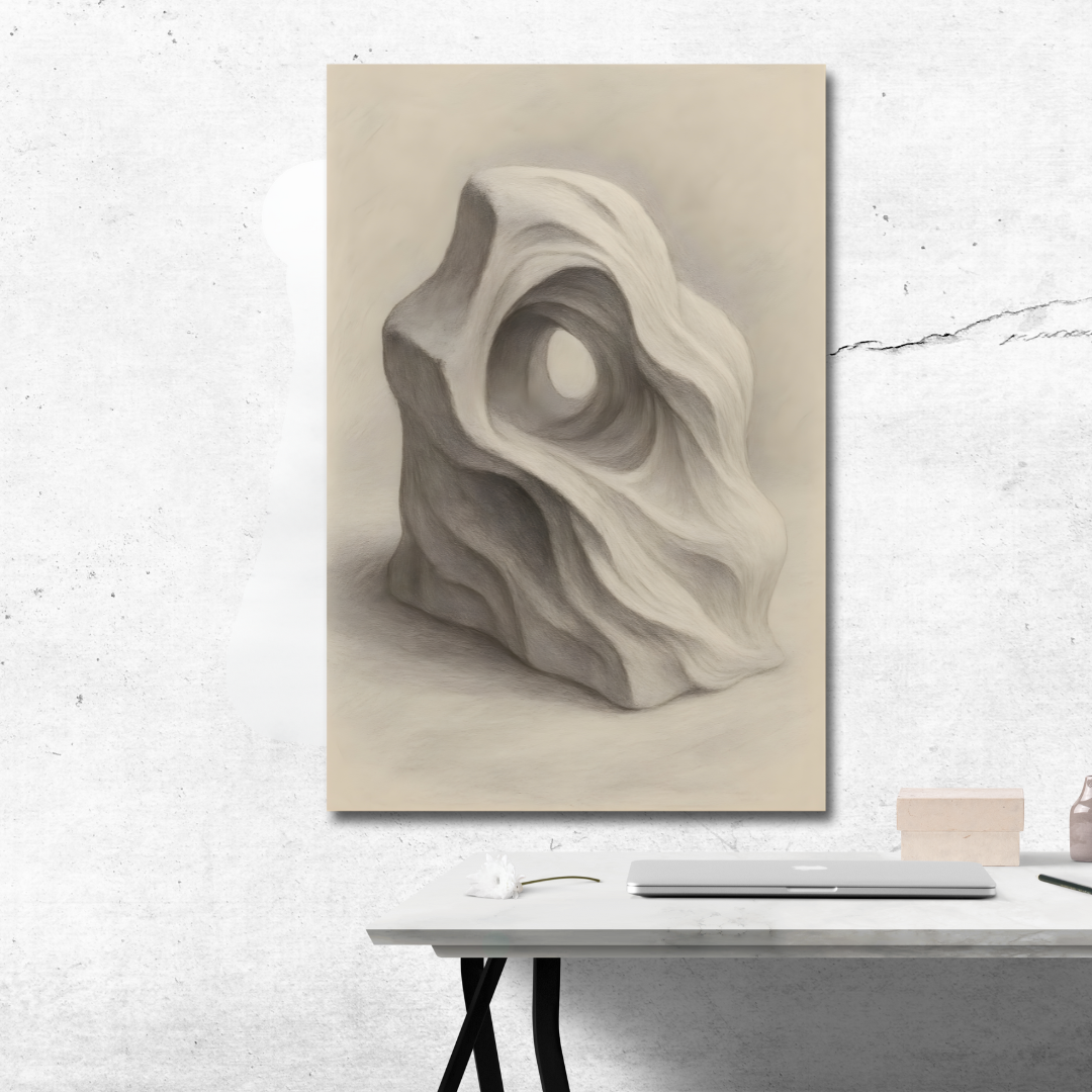 Tableau décoratif – Souffle Minéral – 60 x 50 cm