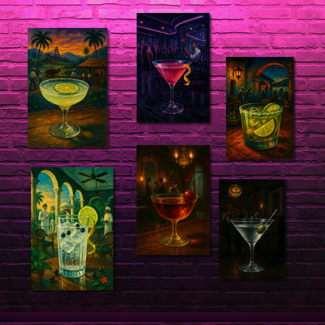 Pack  Café & Bar 1 | 6 plaques