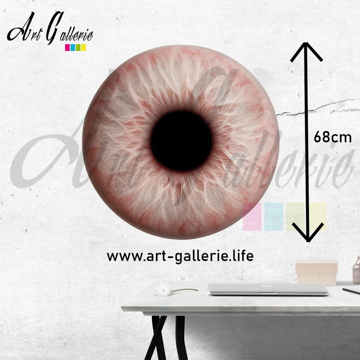 Reflet de Rosée – L’Âme Éthérée " Pink 2 " 68 centimètres de diamètre