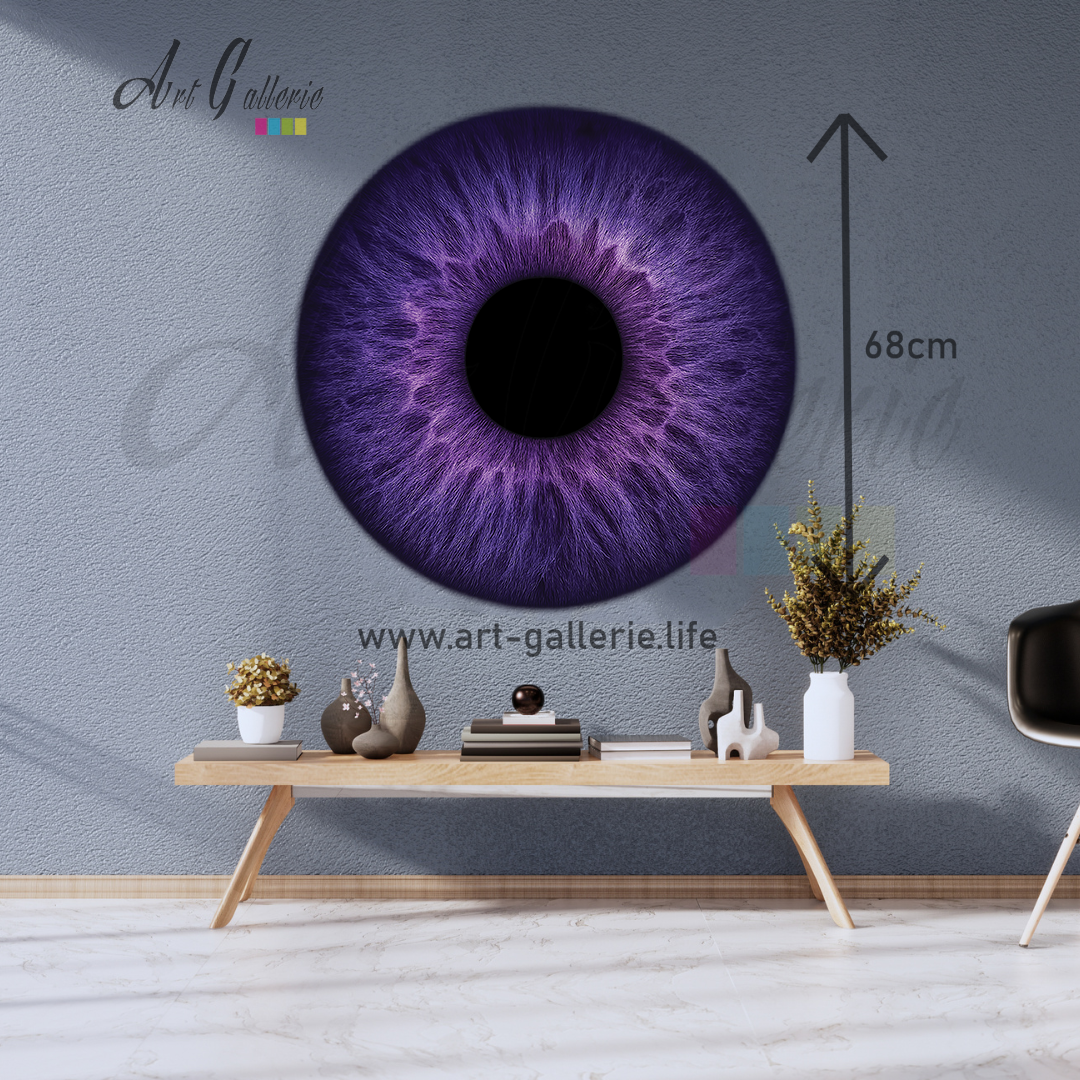 Mystique Améthyste – L’Âme Astrale " violet 2 " 68 centimètres de diamètre