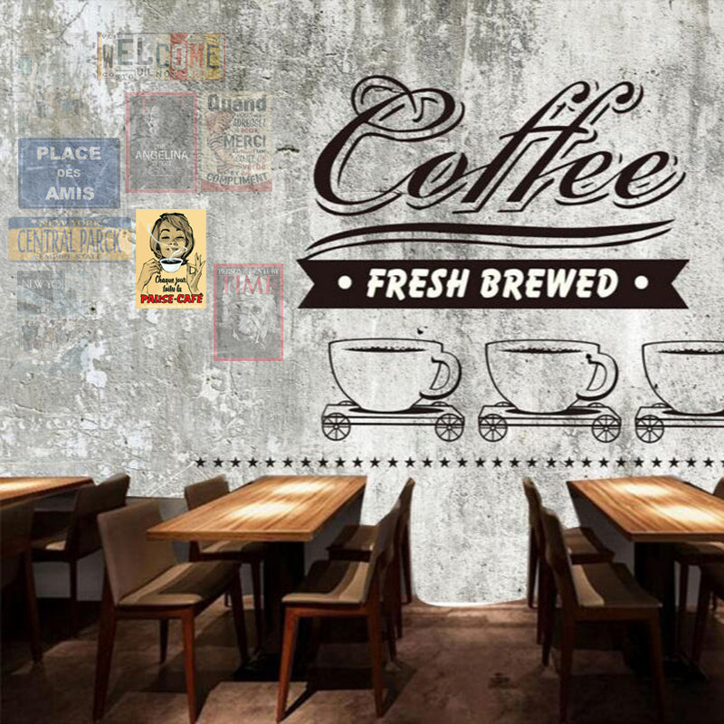 tableau décoratif - Pause 30-21 cm - vinyle mat